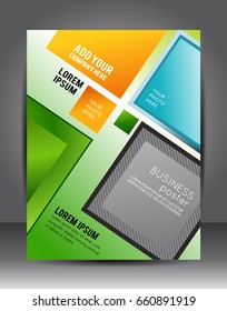 Abstract Business Background. Layer template