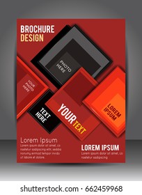 Abstract Business Background. Layer template. Brochure or flyer