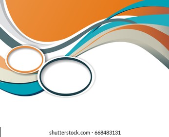 Abstract Business Background. Layer template for brochure or flyer