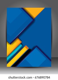 Abstract Business Background. Layer template. Brochure or flyer