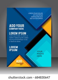 Abstract Business Background. Layer template