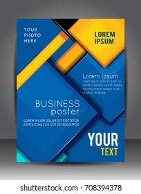 Abstract Business Background. Layer template. Brochure or flyer