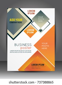 Abstract Business Background. Layer template