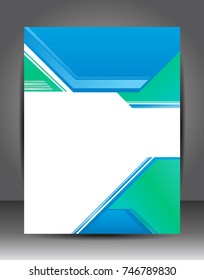 Abstract Business Background. Layer template