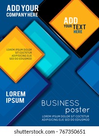 Abstract Business Background. Layer template