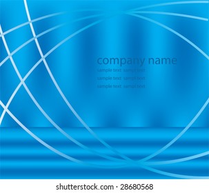Abstract business background of lines, waves and mesh