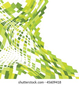 abstract business background with mosaic tiles, vector illustration