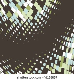 abstract business background with mosaic tiles, vector illustration