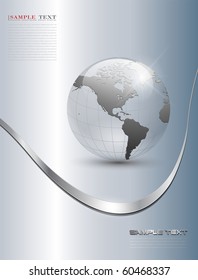 fondo empresarial abstracto azul elegante, vector.