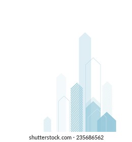 Abstract Business Background with Stylized Arrows to Up. For Cover Book, Brochure, Annual Report etc.