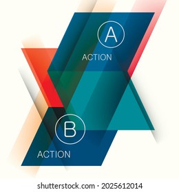 Resumen de antecedentes empresariales con líneas tecnológicas. Diseño de folleto de plantilla. Geometría moderna