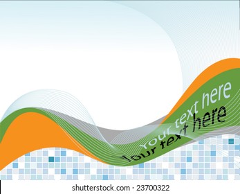 Abstract business background template, created without mesh (re-sized)