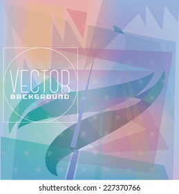 Abstract Business Background, Template for Infographics