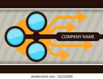 Abstract business background - vector
