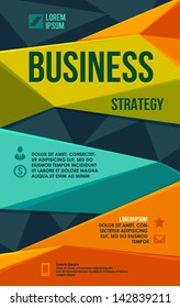 Abstract business background. Vector