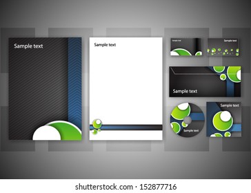 Abstract business background - vector illustration for your business card or brochure design.