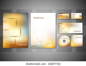 Abstract business background - vector illustration for your business card or brochure design.