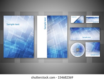 Abstract business background - vector illustration for your business card or brochure design.