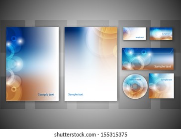 Abstract business background - vector illustration for your business card or brochure design.