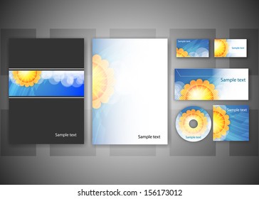 Abstract business background - vector illustration for your business card or brochure design.
