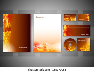 Abstract business background - vector illustration for your business card or brochure design.