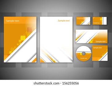 Abstract business background - vector illustration for your business card or brochure design.