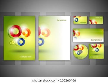 Abstract business background - vector illustration for your business card or brochure design.
