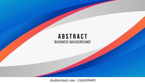 Abstract business background wavy shape