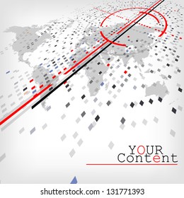 Abstract business background for web design - vector illustration