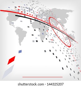 Abstract business background for web design - vector illustration