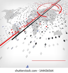 Abstract business background for web design - vector illustration
