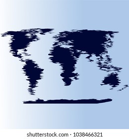 Abstract business background. World map vector. Minimal covers design. Vector illustration.