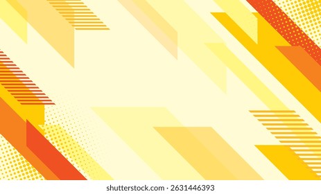 Abstract business background with yellow arrows, a directional vector design concept for web banners or labels