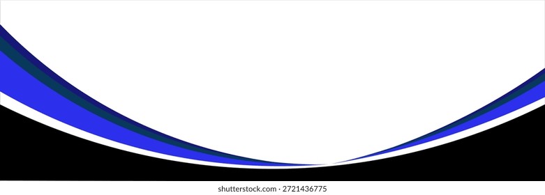 abstrakter Business-Banner-Hintergrund mit dynamischer blauer Kurve. vektor eps10.
