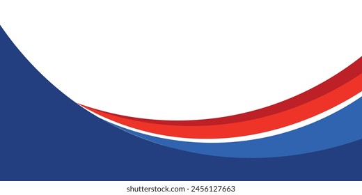 abstract business banner background with red and blue gradient color.eps10