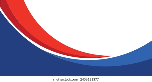 abstract business banner background with red and blue gradient color.eps10