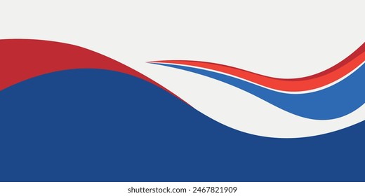 fondo abstracto del Anuncio de negocios con el color rojo y azul degradado.
