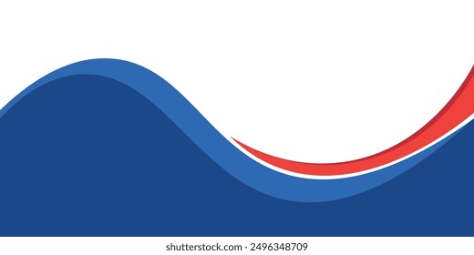 abstract business banner background with red and blue gradient color.eps10	