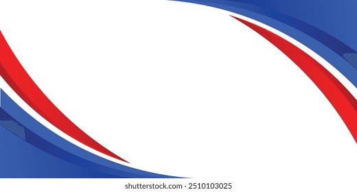 plano de fundo de banner comercial abstrato com cor de gradiente vermelho e azul