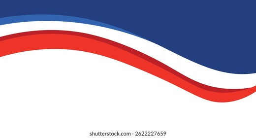 abstract business banner background with red and blue gradient color.eps10