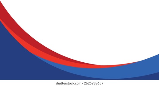 abstract business banner background with red and blue gradient color.eps10