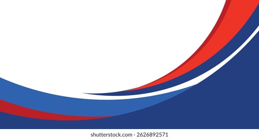 abstract business banner background with red and blue gradient color.eps10
