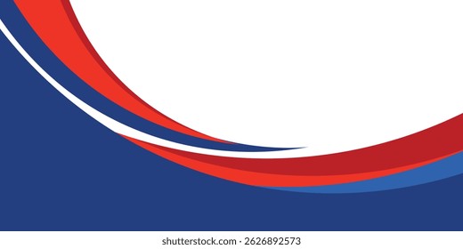 abstract business banner background with red and blue gradient color.eps10