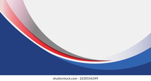 abstract business banner background with red and blue gradient color.eps10