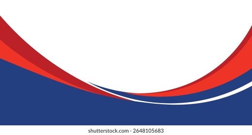 abstract business banner background with red and blue gradient color.eps10