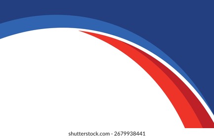 abstract business banner background with red and blue gradient color. modern design