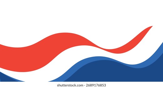 Abstractas fondo de Anuncio de negocios con color degradado rojo y azul. Vector EPS10