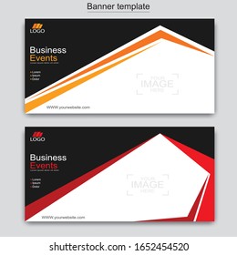 Abstrakte Business-Banner-Vorlage Design.Vektorillustration-Illustration.