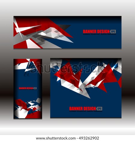 Abstract business banner for Website