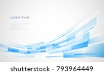Abstract business blue background. Vector illustration.